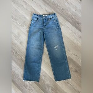 Eunina jeans. High rise, wide leg size 3. Inseam 25. Excellent condition